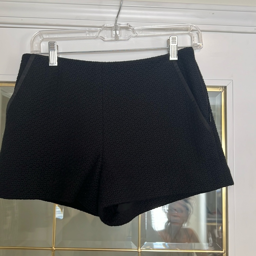 Black Rag and Bone shorts.